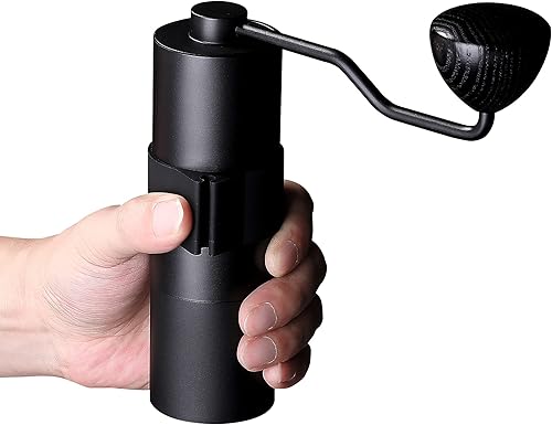 Vista 14 de Normcore Molinillo de café manual V2 – Molinillo de café manual con rebaba cónica contemporánea de acero inoxidable de 1.496 in – Ajustes ajustables