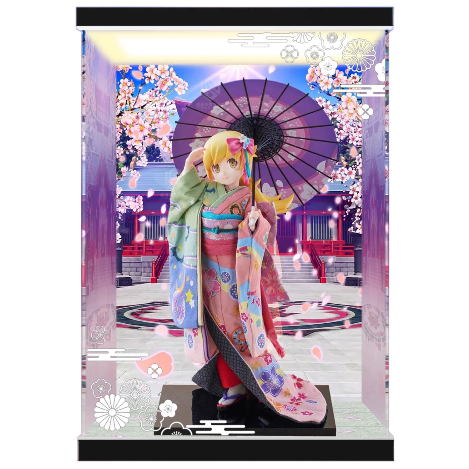 Amazon.co.jp: 忍野忍 日本人形 1/4 専用 アクリルケース LED