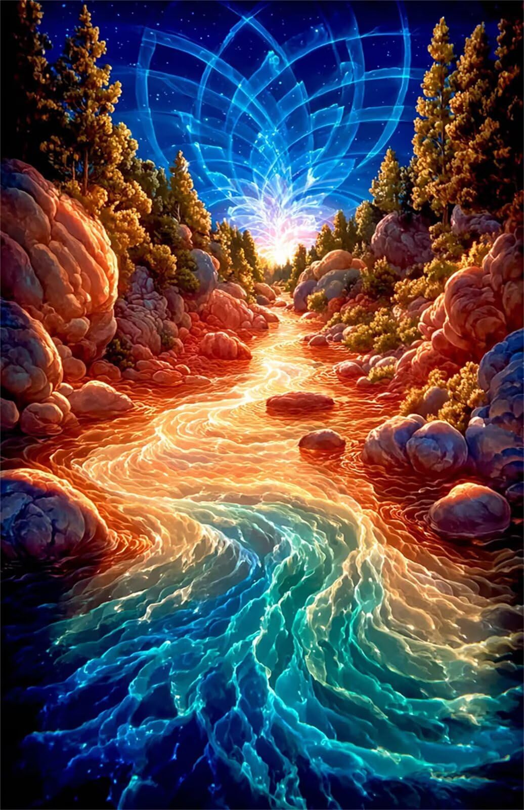 Puzzle de 1500 Piezas para Adultos - Paisajes Fantásticos - Rompecabezas Premium con Reverso de Letras para Clasificación, Regalo de Gama Alta para Aficionados, 87x57 cm
