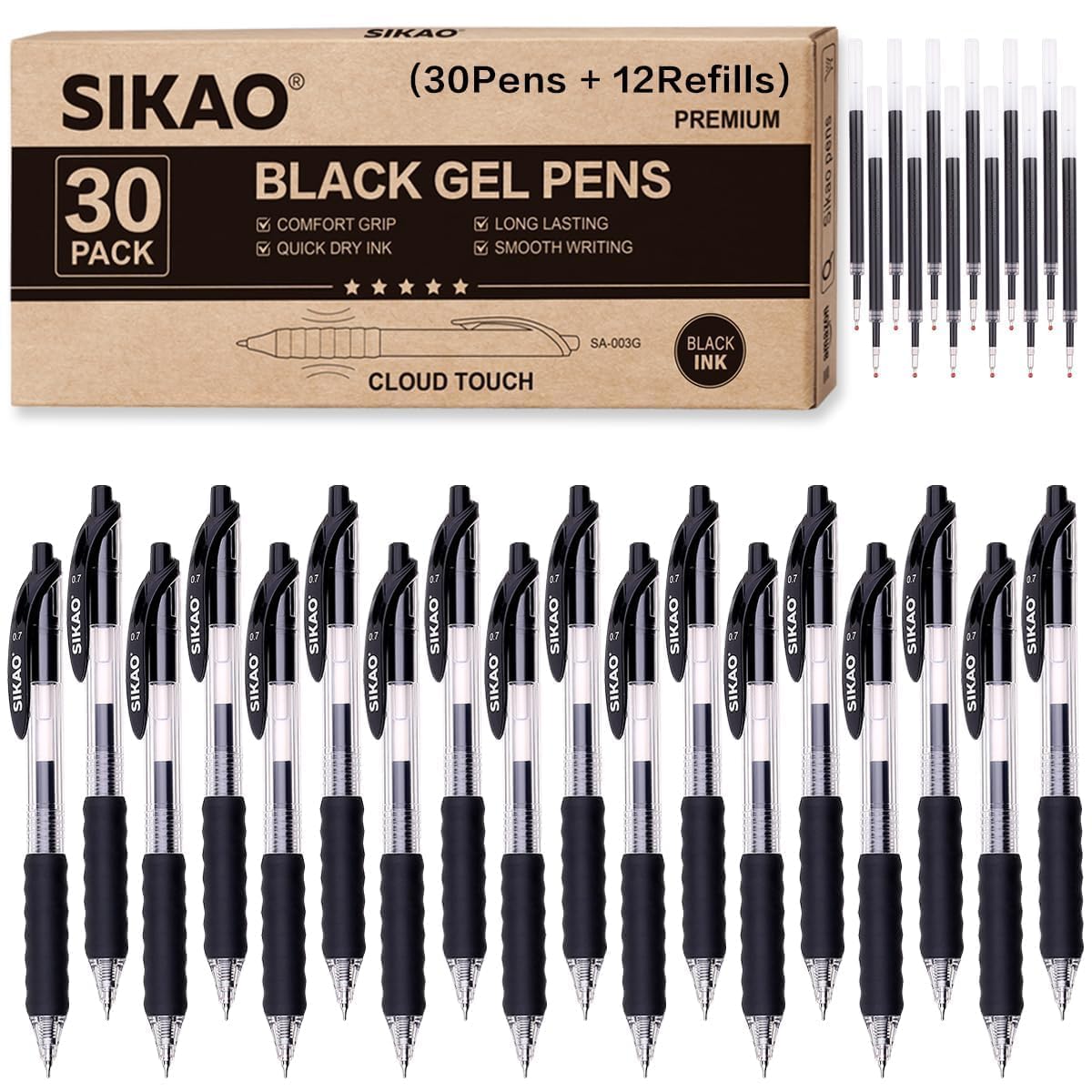 Black Gel Pens