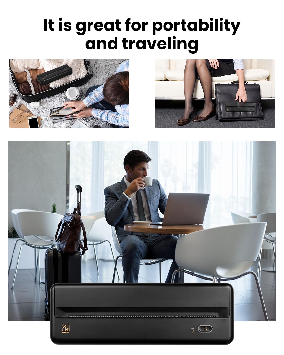 Amazon.co.jp: HPRT MT810 A4モバイルプリンター 小型 持ち運び