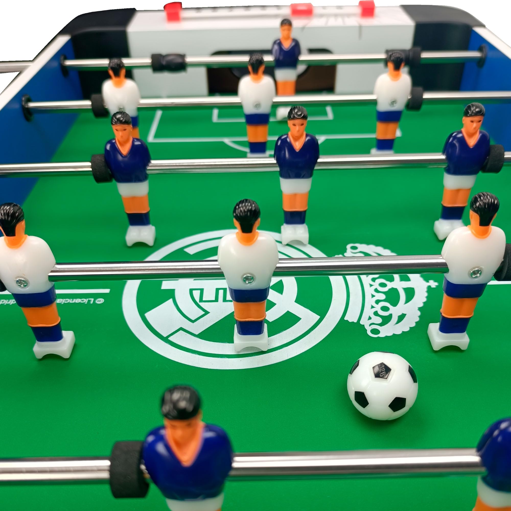 Futbolín de Juguete Real Madrid, 3 Barras (6721) Reig 70x59x23cm