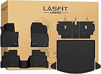 Vista 27 de LASFIT Alfombrillas para automóvil, para todo tipo de clima, elastómero termoplástico personalizable, fácil de limpiar, resistente, no se doblan