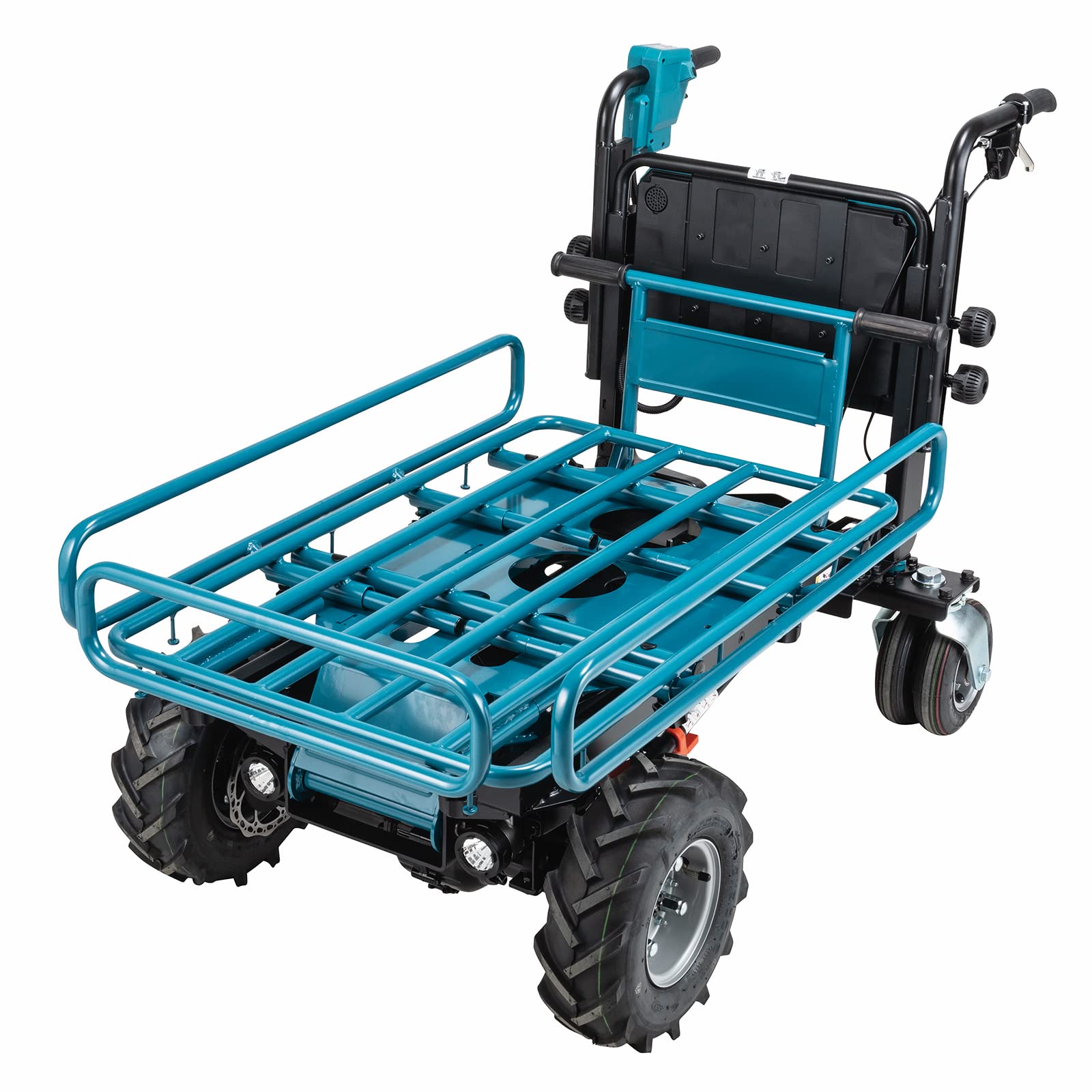 Makita DCU604Z Twin 18V (36V) Li-Ion LXT Carretilla sin escobillas, baterías y Cargador no incluidos