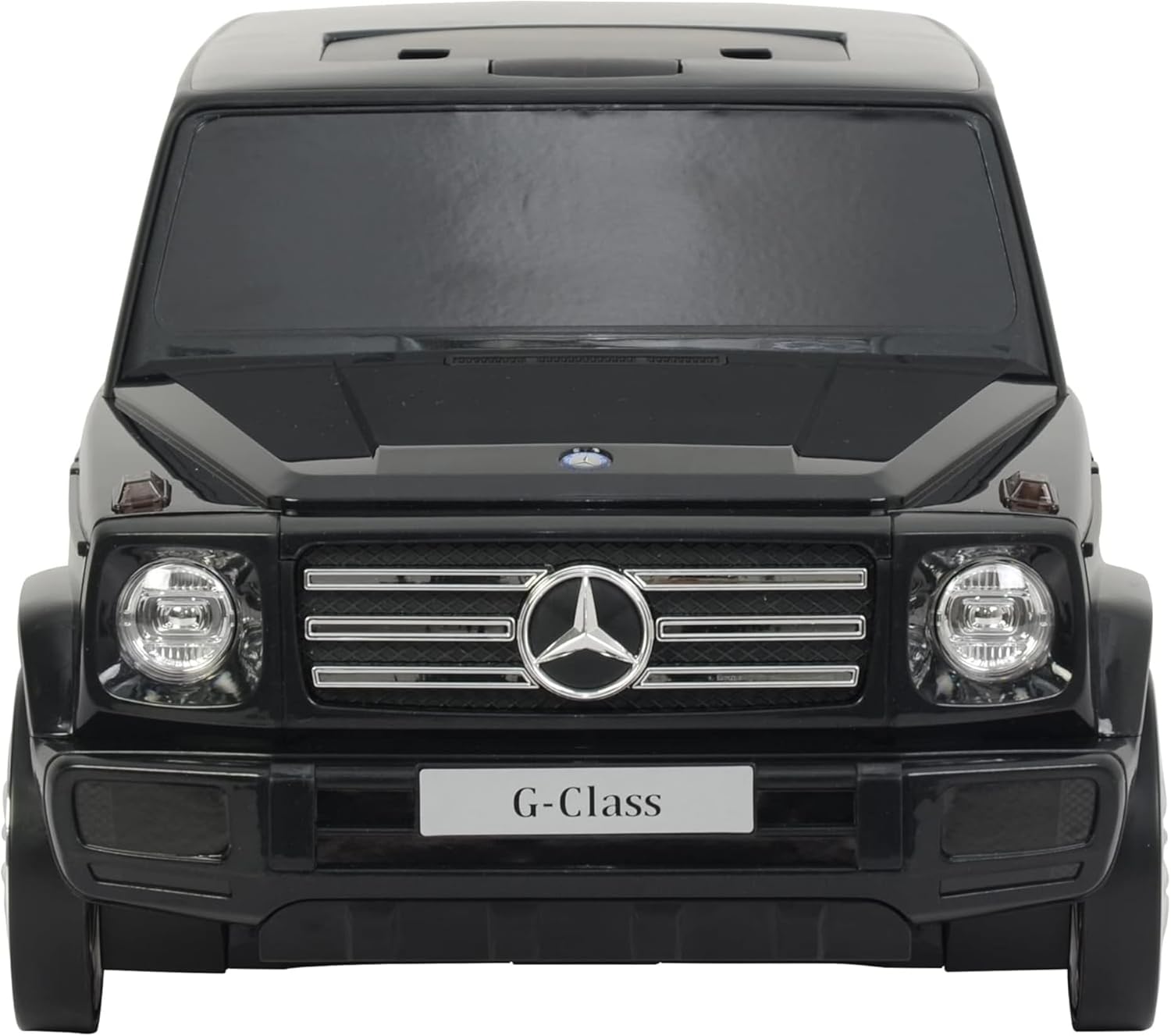 Best Ride On Cars Mercedes G-Class Suitcase Ride On Push Car, Carry-On Luggage for Travel, Realistic Car Look, Inbuilt Storage Space, Compact Size, For Kids Aged 2-6 Years, Large, Black