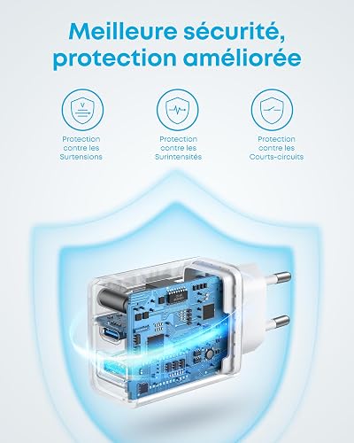 Anker Chargeur Rapide USB C 20W - 6