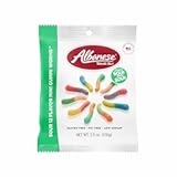 Albanese World&apos;s Best Sour 12 Flavor Mini Gummi Worms &vert; 3&period;5oz Bag of Candy&comma; Pack of 12 &vert; 12 Unique Super Sour Flavors&comma; Gluten Free&comma; Fat Free&comma; Soft & Chewy Worms &vert; Perfect Travel Snack & Treat for Kids
