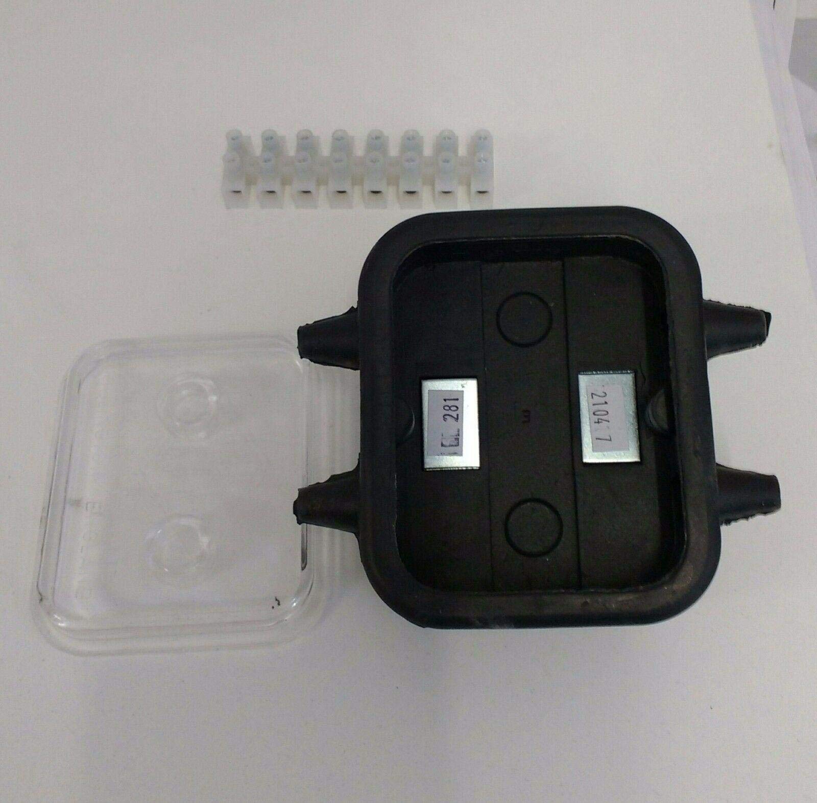 Caravan Junction Box Rubbolite 8-Way Waterproof Junction Box - 12V/24V ...