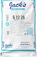 Jack's Classic 5-12-26 Hydroponic Fertilizer Part A - Professional Water-Soluble Nutrients for Leaf & Root Growth, 25 lbs