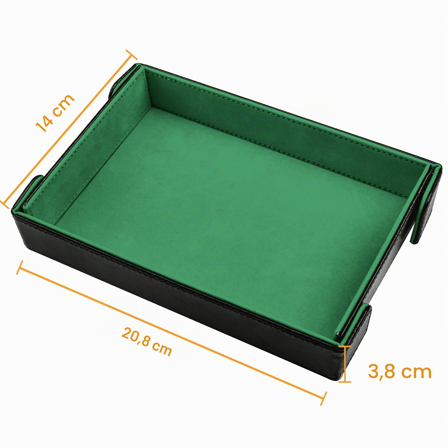 SIQUK Plateau de Dés Magnétique Pliant Rectangulaire pour Jeux de Table DND RPG