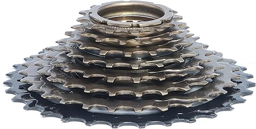 Miniatura 4 de Hycline Rueda libre de bicicleta, 6789 velocidades 14-28T14-34T13-32T Bicicleta Freewheel Tipo roscado Freehub Ciclismo Pieza de repuesto