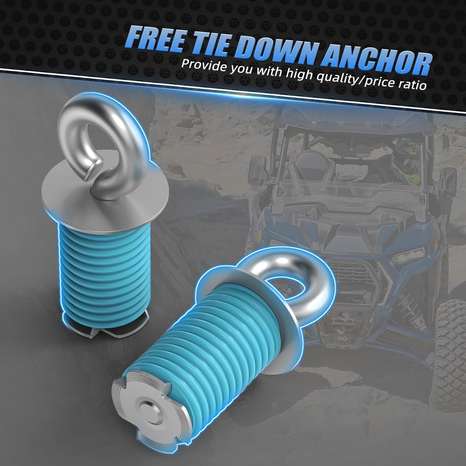 NICECNC Cooler Mounts for Yeti 35 Cooler Compatible with Polaris RZR XP 1000 EPS 2015-2021 RZR XP 4 1000 EPS 2015-2021, Black