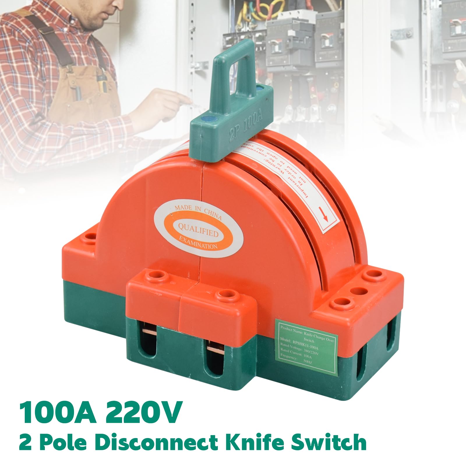 Amazon.com: Onseeda Disconnect Knife Switch Double Throw,32A 220V