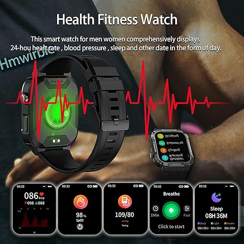 Miniatura 4 de Gard Pro Ultra Smart Watch, rastreador de actividad física con reloj de natación IP68, monitor de salud para frecuencia cardíaca, sueño, pantalla