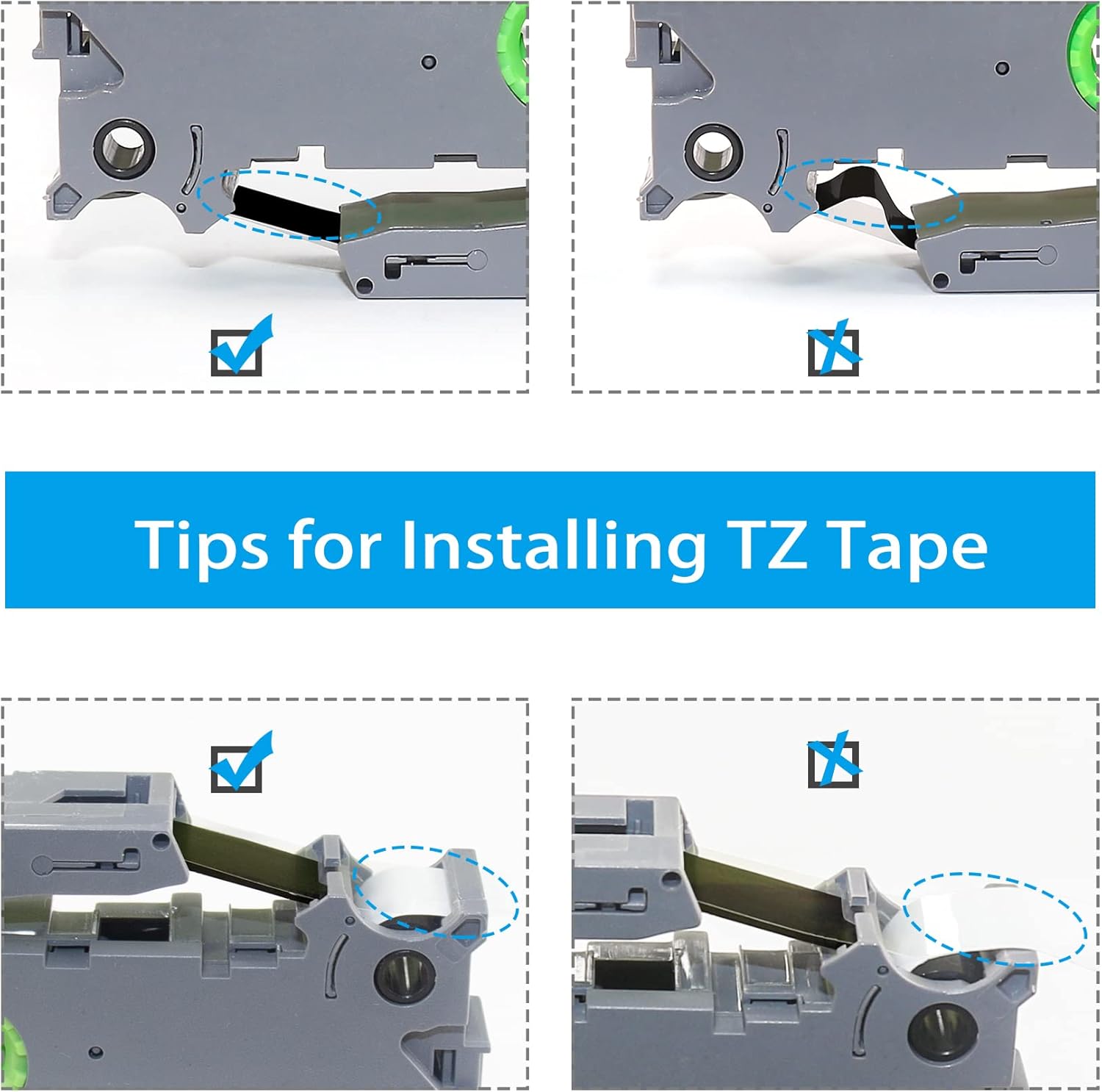 3-Pk 12mm TZ Labels Tape Compatible with Brother Ptouch TZe-231 335 831 Label Maker Tape 12mm 0.47" Laminated White/Black/Gold, Work for Brother Ptouch Label Maker PTD200 PTD400 PT1280 PT1880 - Image 8