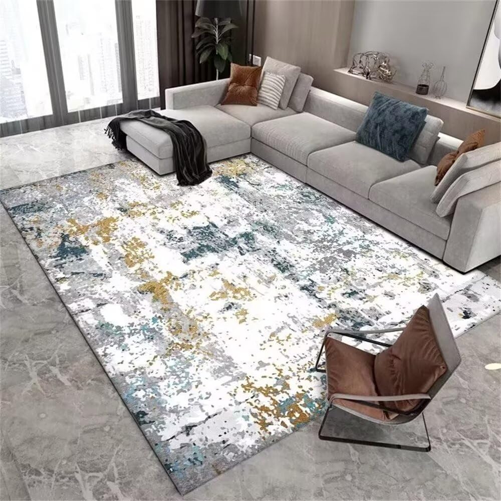 Tapis antidérapant et résistant à l'usure grand format 160x210 pour salle à manger