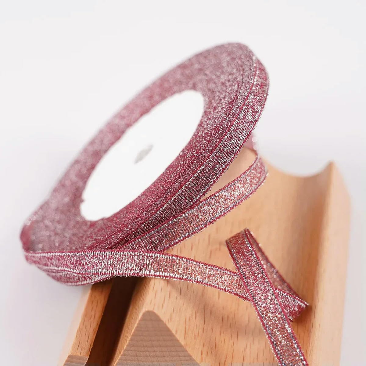 CIVIOOH 22 meters/roll 6mm Ribbon DIY Bow Crafts Gift Wrapping Bouquets Party Decor Ribbons