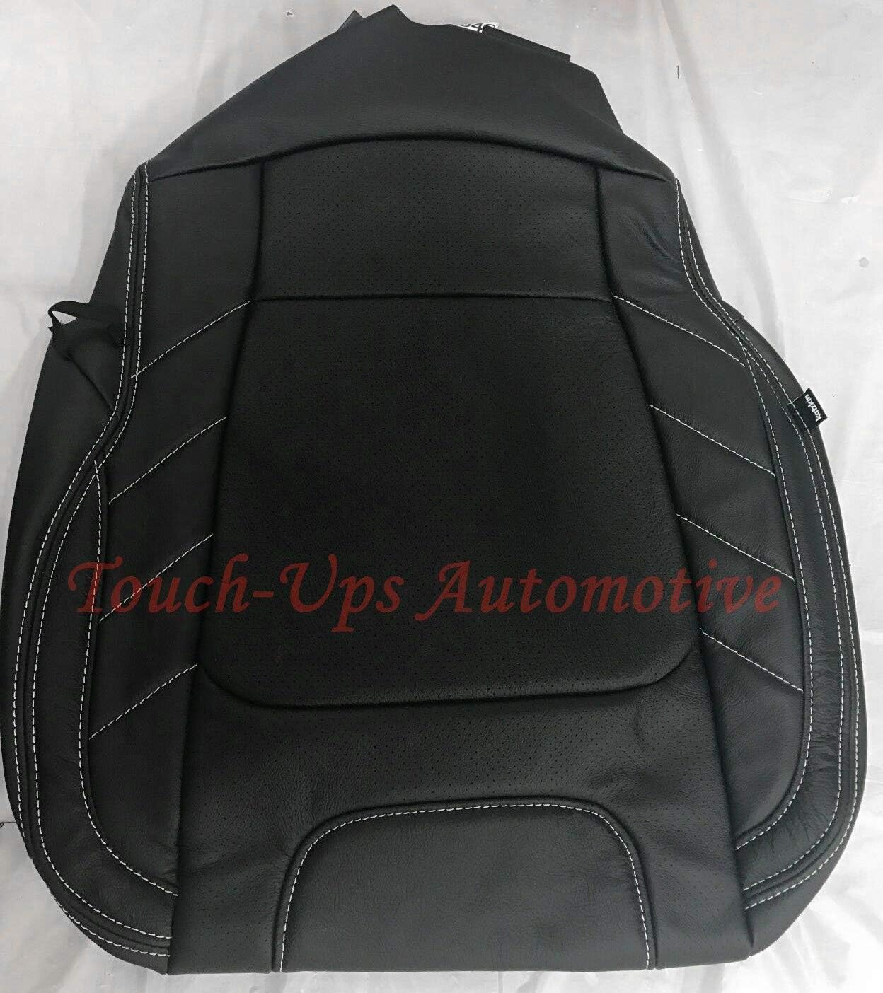 Katzkin Leather Seat Covers Compatible with 2015-2020 Ford F-150 SuperCrew XLT Black Limited Design