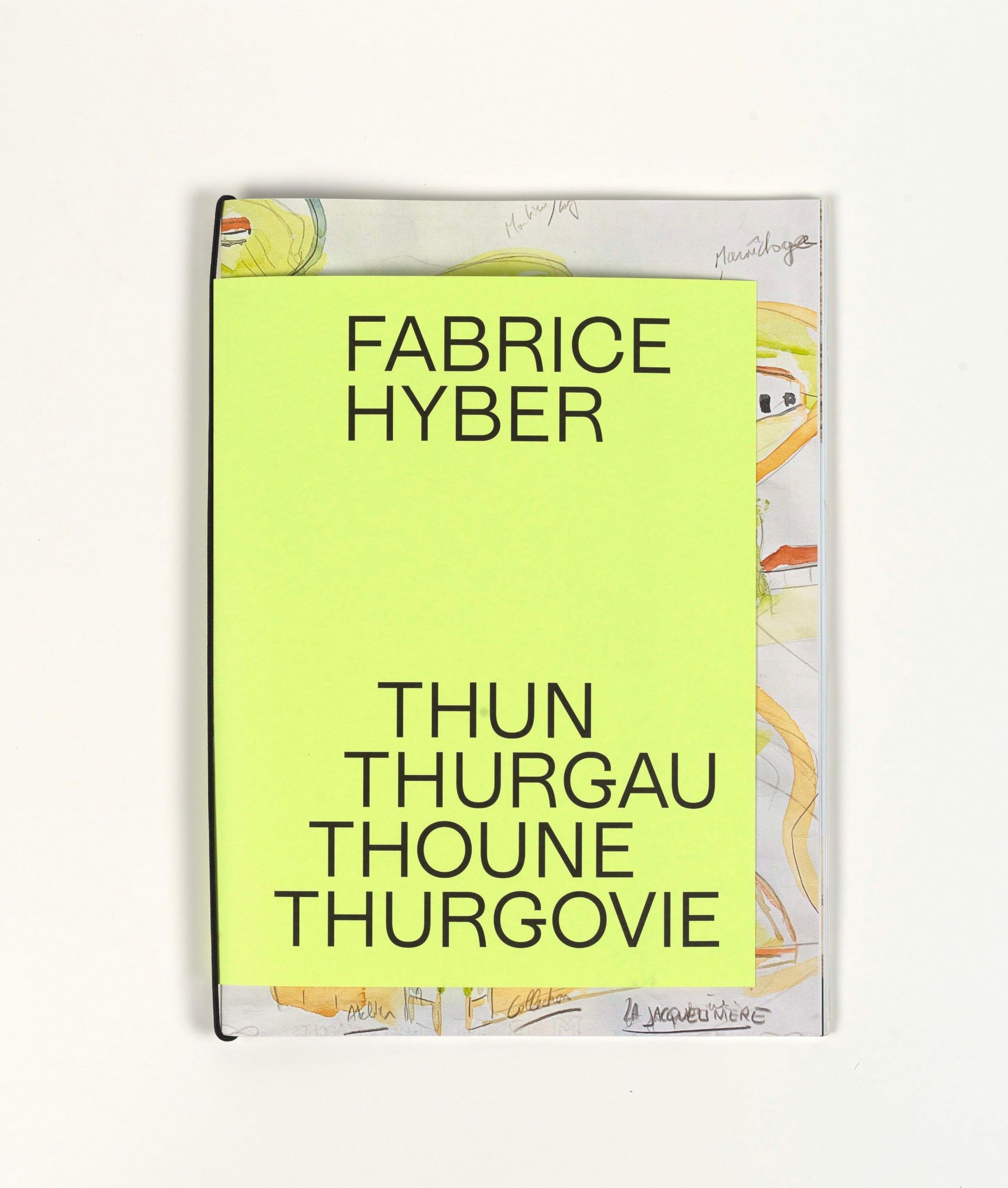Livre Fabrice Hyber: Thun Thurgau Thoune Thurgovie, catalogue d'art contemporain