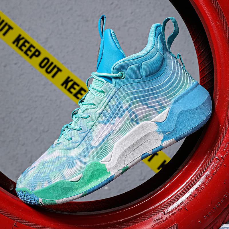 Image of Women Men Basketball Shoes Fashion Running Sneakers Colorful Painting Sport Shoe