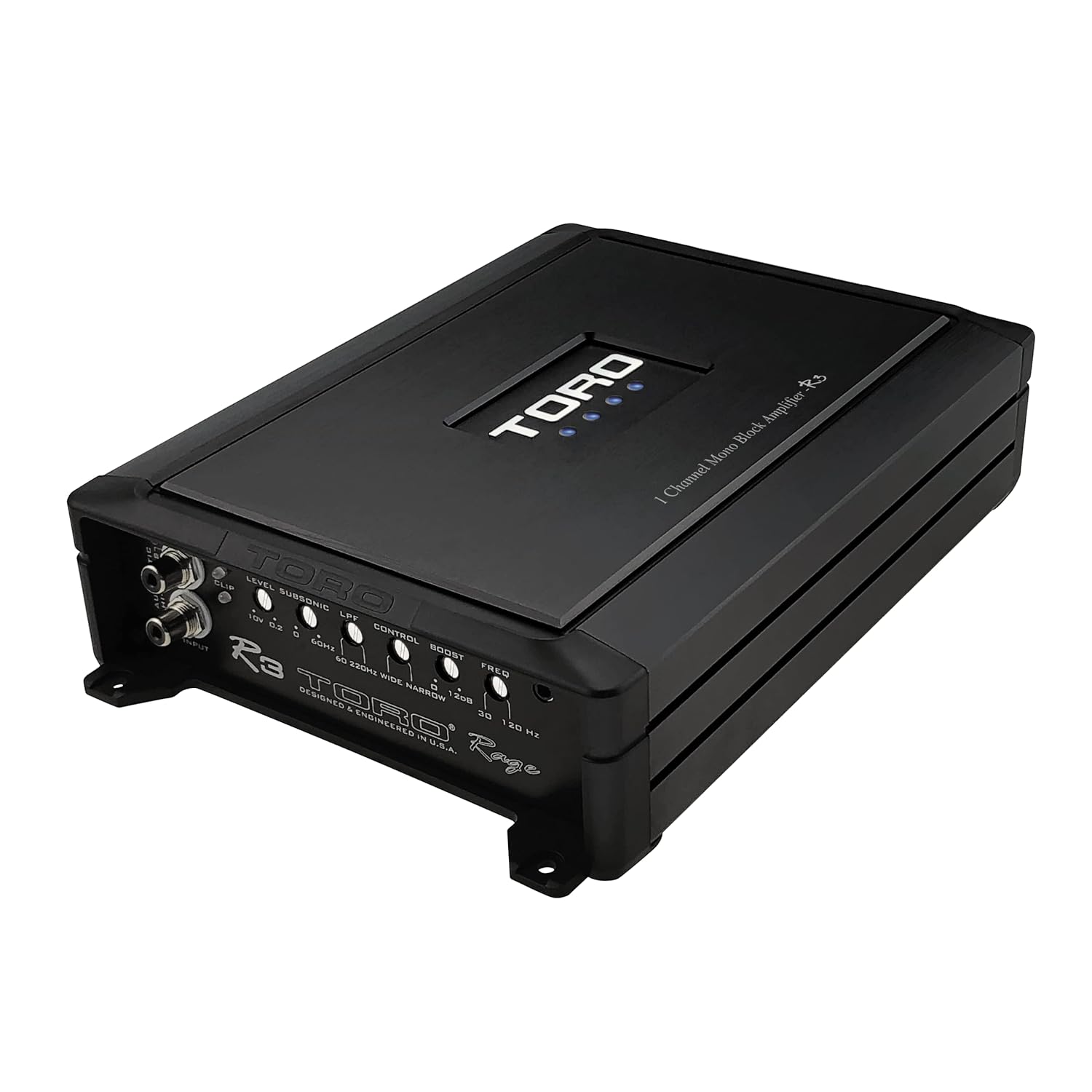 TORO TECH – R3, 1500 Watts MAX – 550 Watts RMS 1Ω Stable Monoblock Car Amplifier Sound Quality Class D Design, Built-in Auto Sensing Turn-On, Subwoofer Amplifier