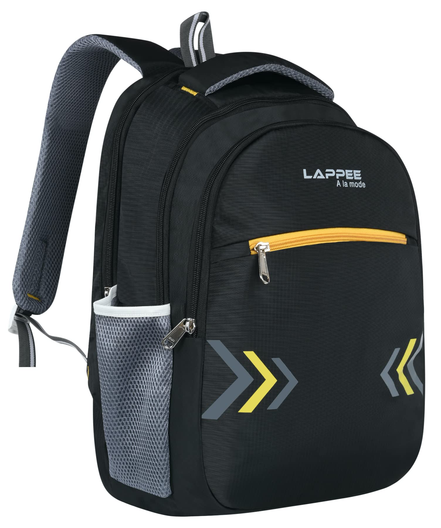 Lappee Pro School Bag with Rain Cover for Boys Girls Class 6th 7th 8th 9th 10th 11th 12th | College Office 15.6 inch Laptop Backpack | Travel Backpacks | (Classic Black) (B0BFL34R2B) Amazon Price History, Amazon Price Tracker