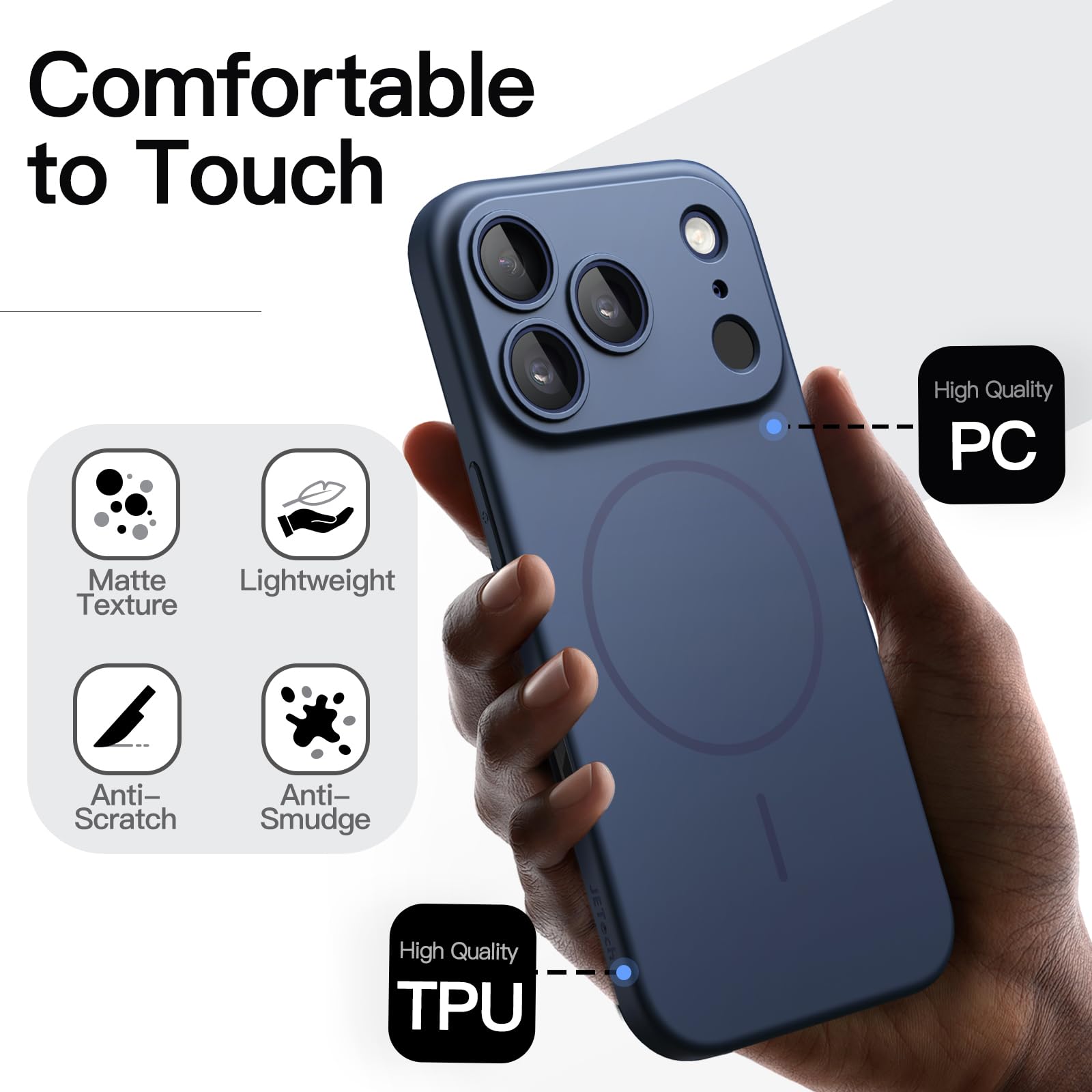 Amazon.co.jp: JETech iPhone 17 Pro Max 6.9インチ用 マグネット