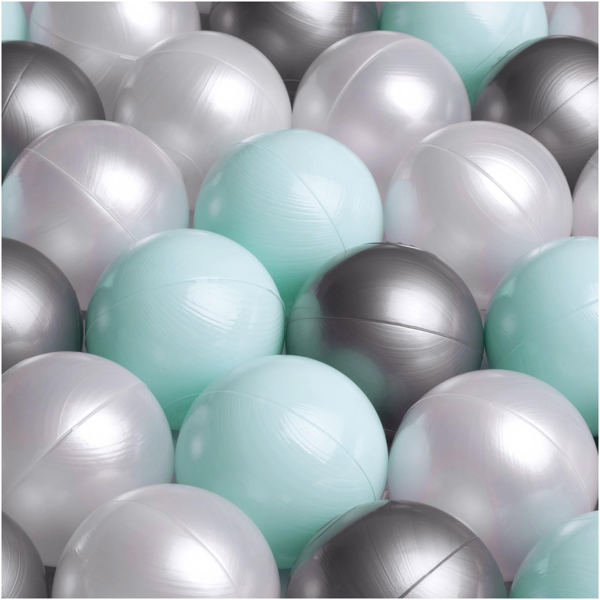 MISIOO Piscina di palline per bambini, 95 x 30 cm, 400 palline (6 cm), giocattolo per bambini a partire da 1 anno, perfetto per bambini e divertimento
