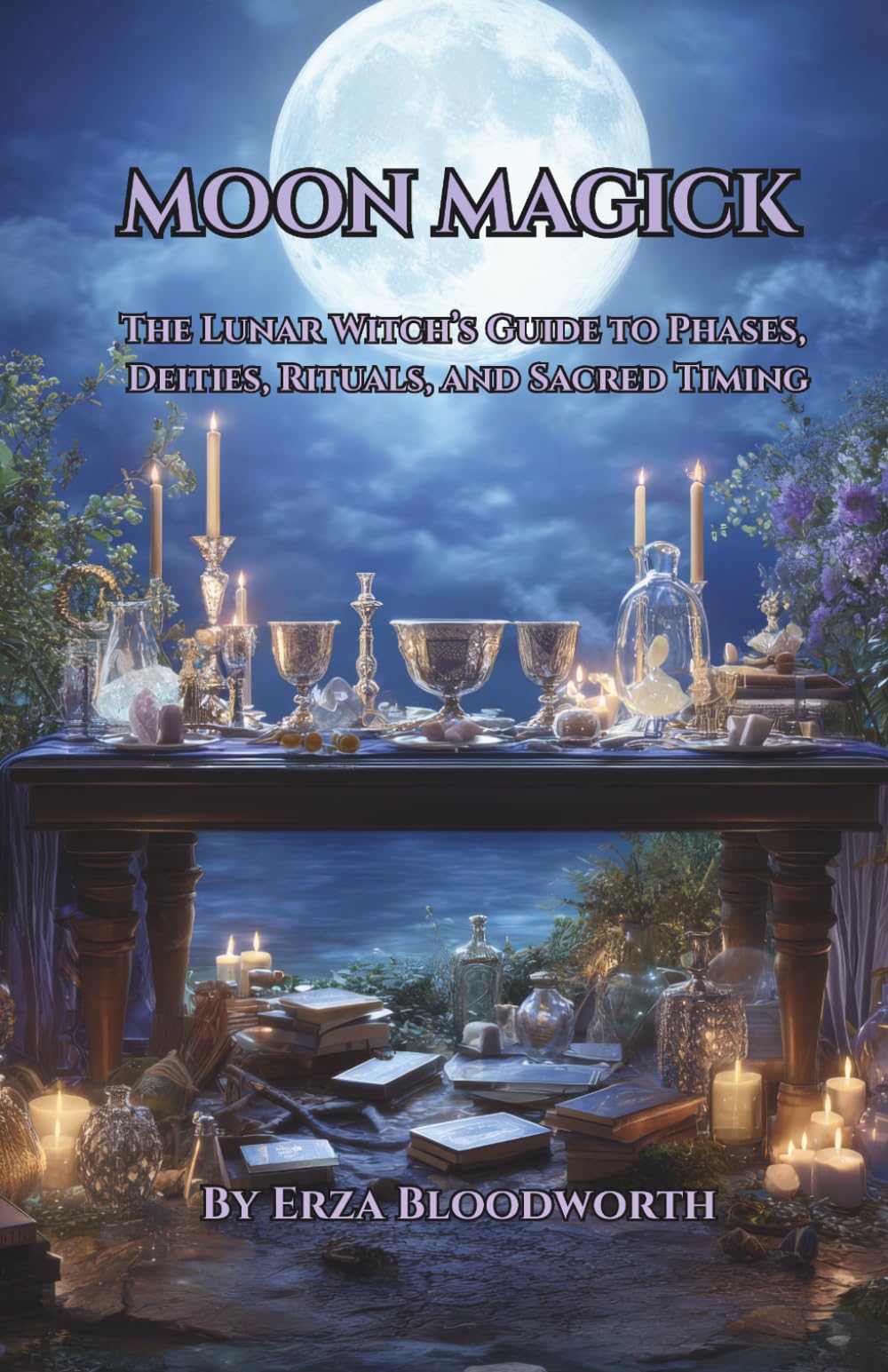 Moon Magick: The Lunar Witch’s Guide to Phases, Deities, Rituals, and Sacred Timing: Moon Water, Sigils, and Lunar Sorcery