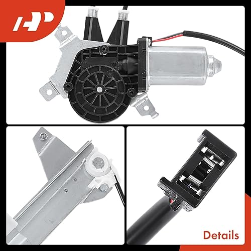 Miniatura 8 de A-Premium Elevalunas eléctrico delantero izquierdo del lado del conductor con motor de repuesto para Ford E-150 2003-2014, E-250 Econoline