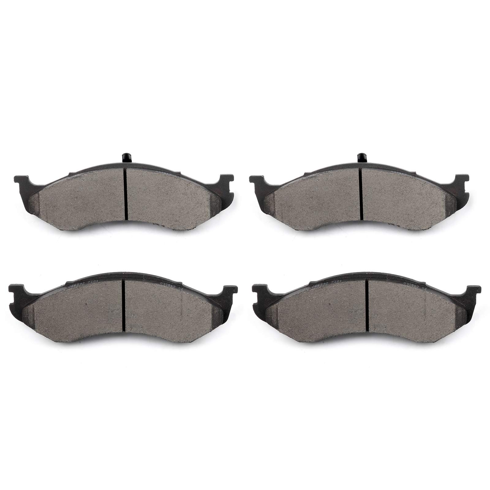cciyu D477 Ceramic Front Brake Pad Set Fit For Jeep For Cherokee,Comanche,Grand For Cherokee,Grand Wagoneer,TJ,Wagoneer,Wrangler
