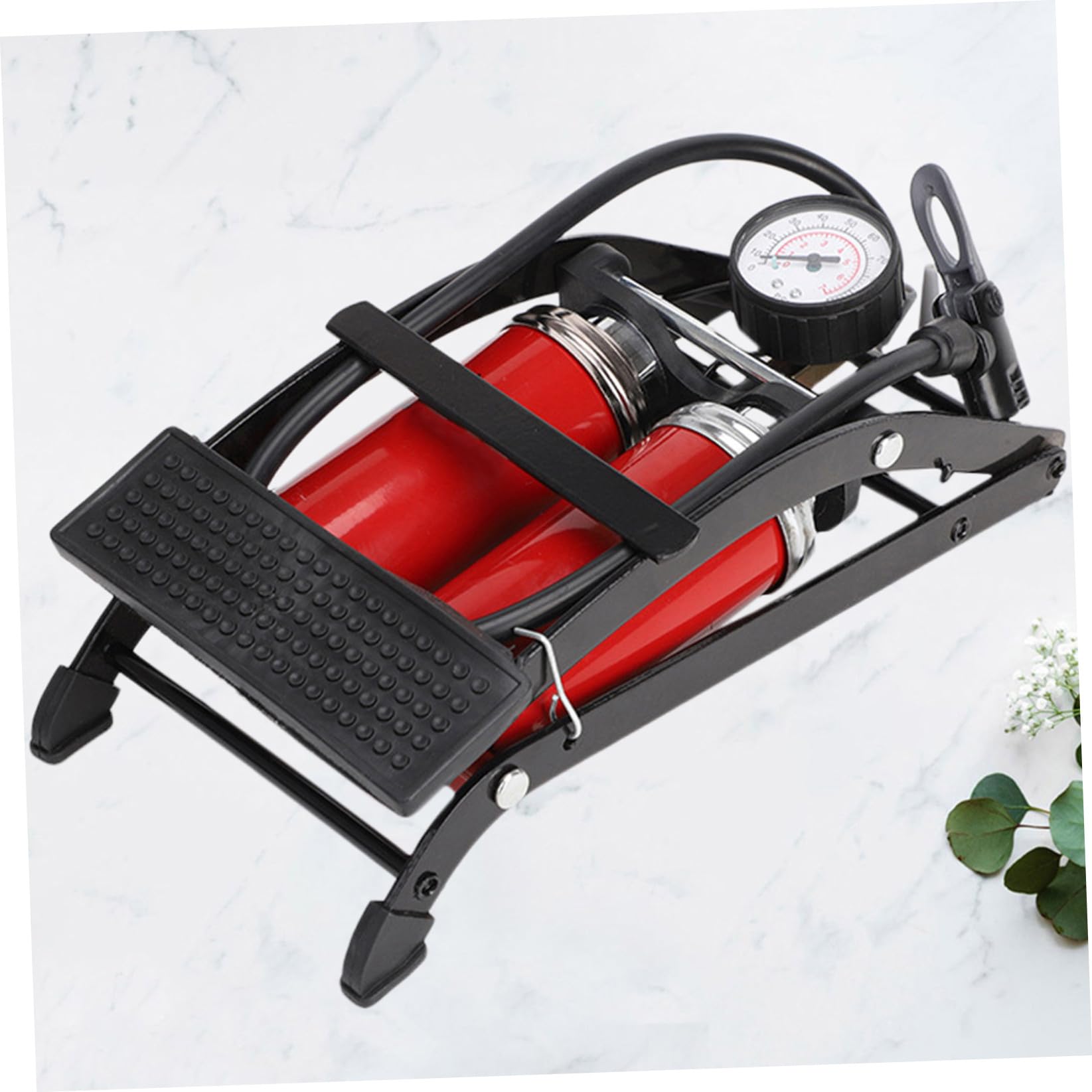 TOYANDONA Fußpumpe tragbare Luft Inflator Luftdruck der Pedale Pedalluftpumpe Fahrrad Luftdruck