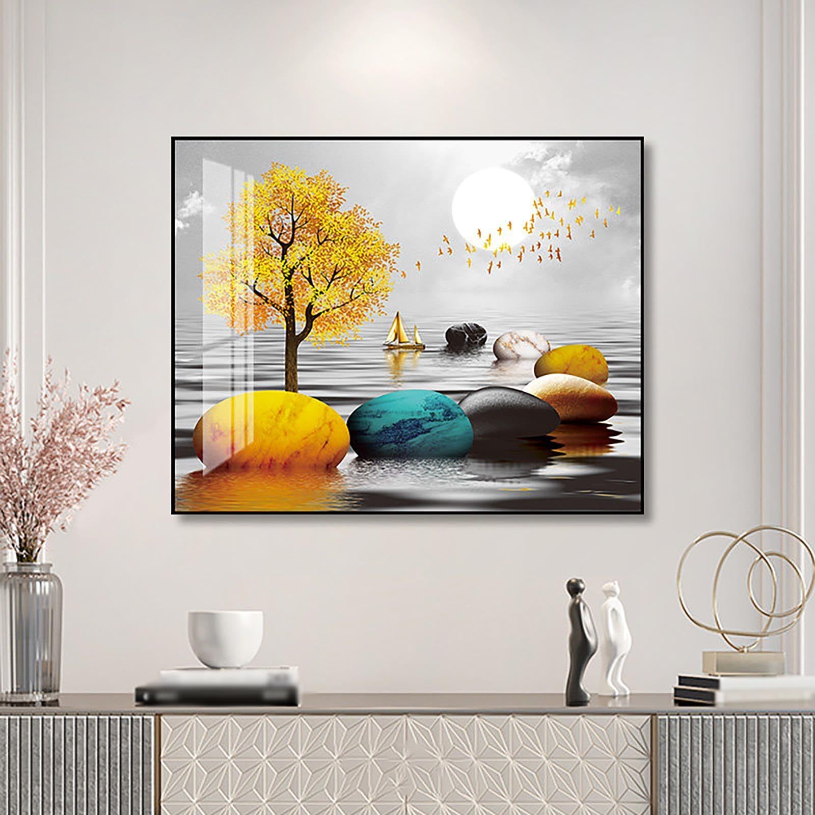 Cubre Cuadro Eléctrico Decorativo, Estilo Nórdico, Cristal, Sin Perforar