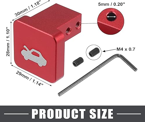 Miniatura 4 de A ABSOPRO Kit de reparación de mango de liberación de cierre de capó para Honda Civic 1996-2011 para Honda CR-V 1997-2006 para Honda Element