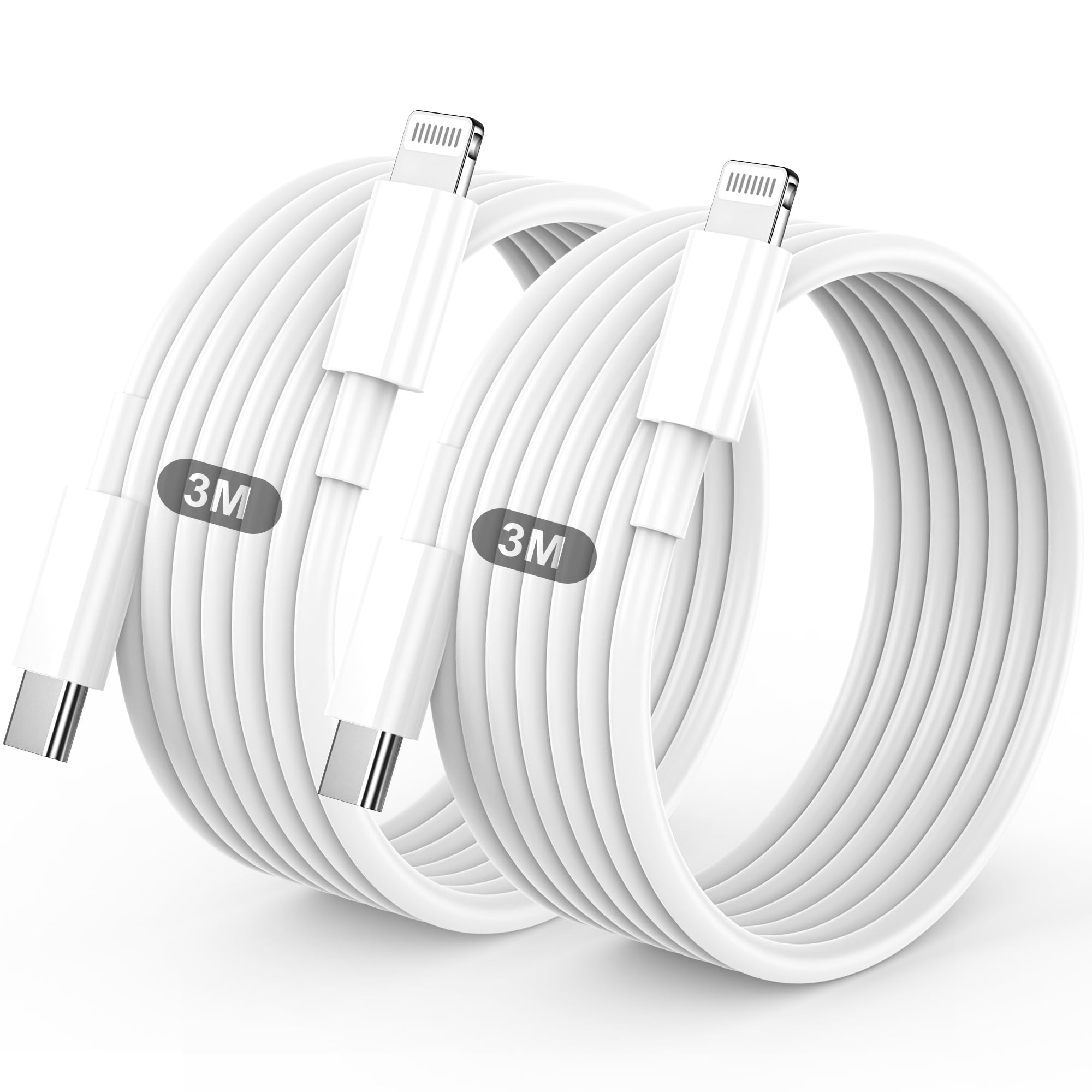 Cavo Per IPhone USB C Lightning,Cavo Di Ricarica Rapida,2 Pezzi 3M+3M Cavetto USB C Lightning Per IPhone 14/Pro/Max/13/13Pro/Max/12/Pro/Max/Mini/11/Pro/Max/Se/Xs Max/Xs/Xr/X/8/Plus/7/Plus/6/Plus/Ipad