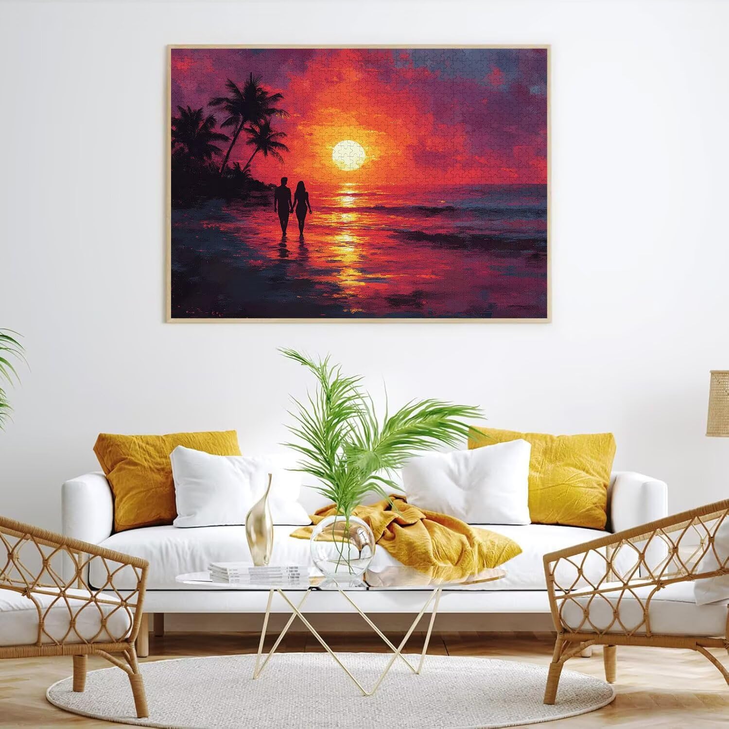 5000 sztuk puzzli dla dorosłych, gry rodzinne, zachód słońca, n-451