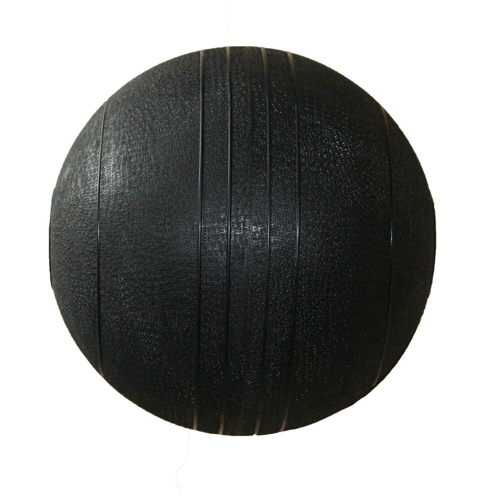 Medizinball 12 20 30 KG Slam Ball Griffige Oberfläche Gewichtsball Fitnessball Gummi Workout Schwarz