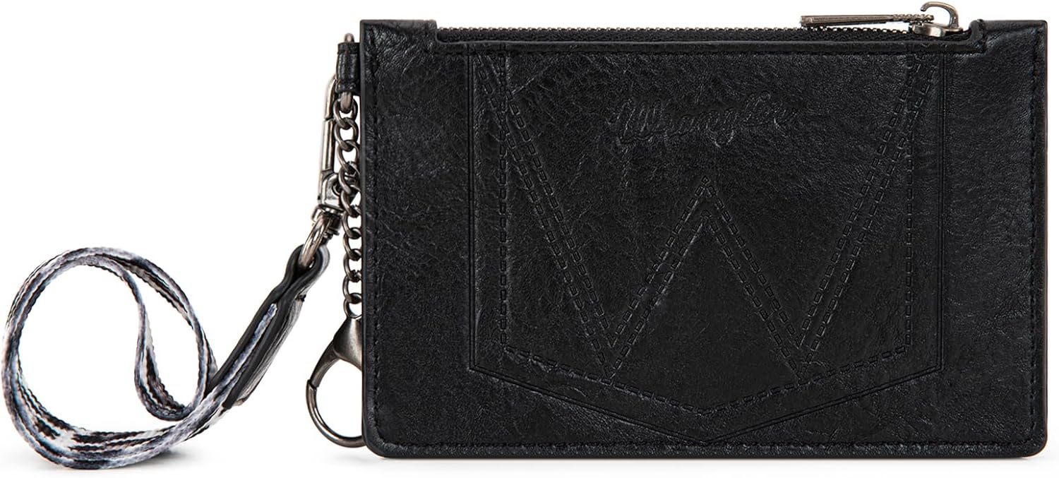 Montana West X Wrangler Credit Card Holder Leopard Print Womens Wallet Slim Credit Card Wallets, Card Cases & Money Organizers Keychain Wallet with Wristlet Strap - Image 5