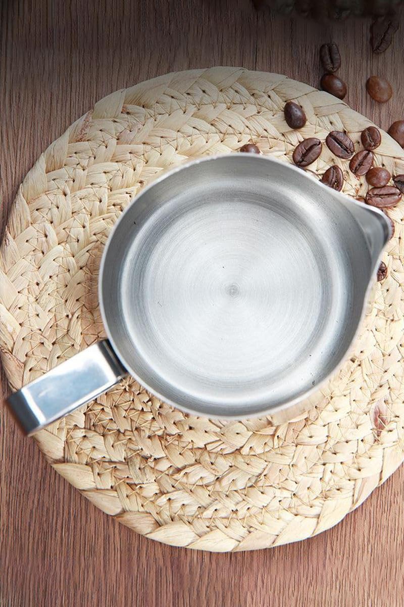 304 Çelik 900 ml Kahve Süt Köpürtme Potu Sütlük Pitcher cin504