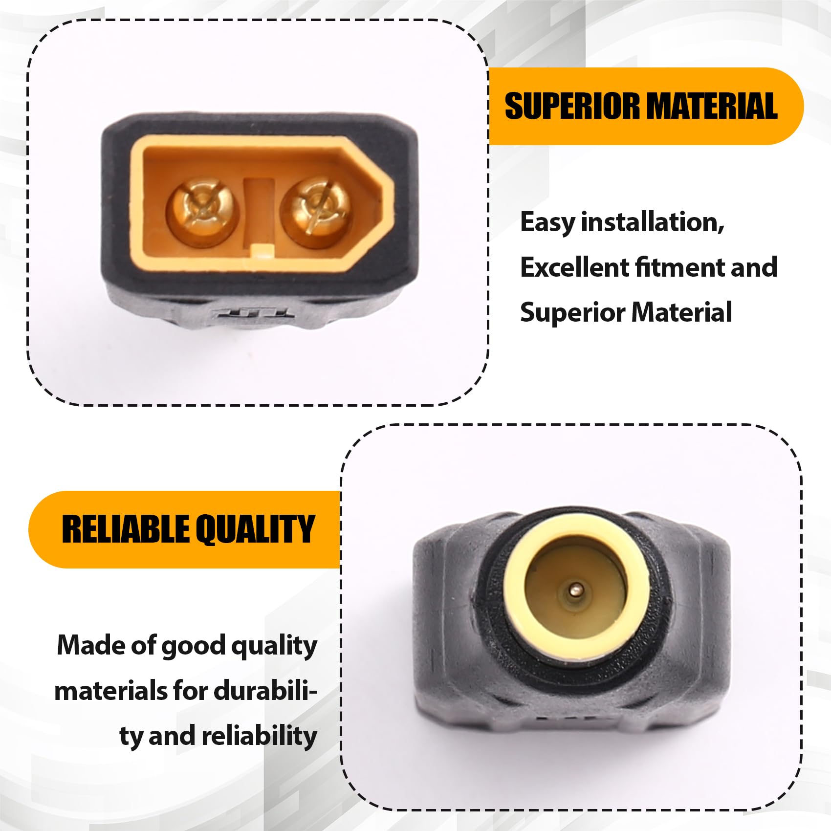 5 Stück Dc 8 mm auf -Anschluss, Stecker auf Dc 7,9 mm X 0,9 mm Stecker, Solarpanel-Netzadapter für Solarpanel