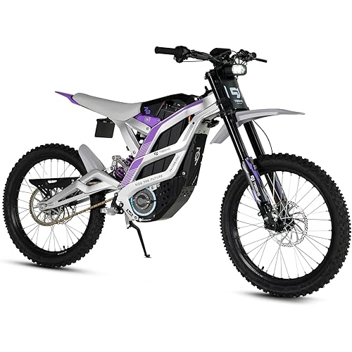 Electric Dirt Bike for Adult, Falcon Pro Platinum, 72V/35AH/10000W(Peak) Motor Ebike, 53MPH Max Speed, 410N.m Max Torque, 3.5h Fast Charging, Off-road 19" Tires, Hydraulic Disc Brake E-Motorcycle