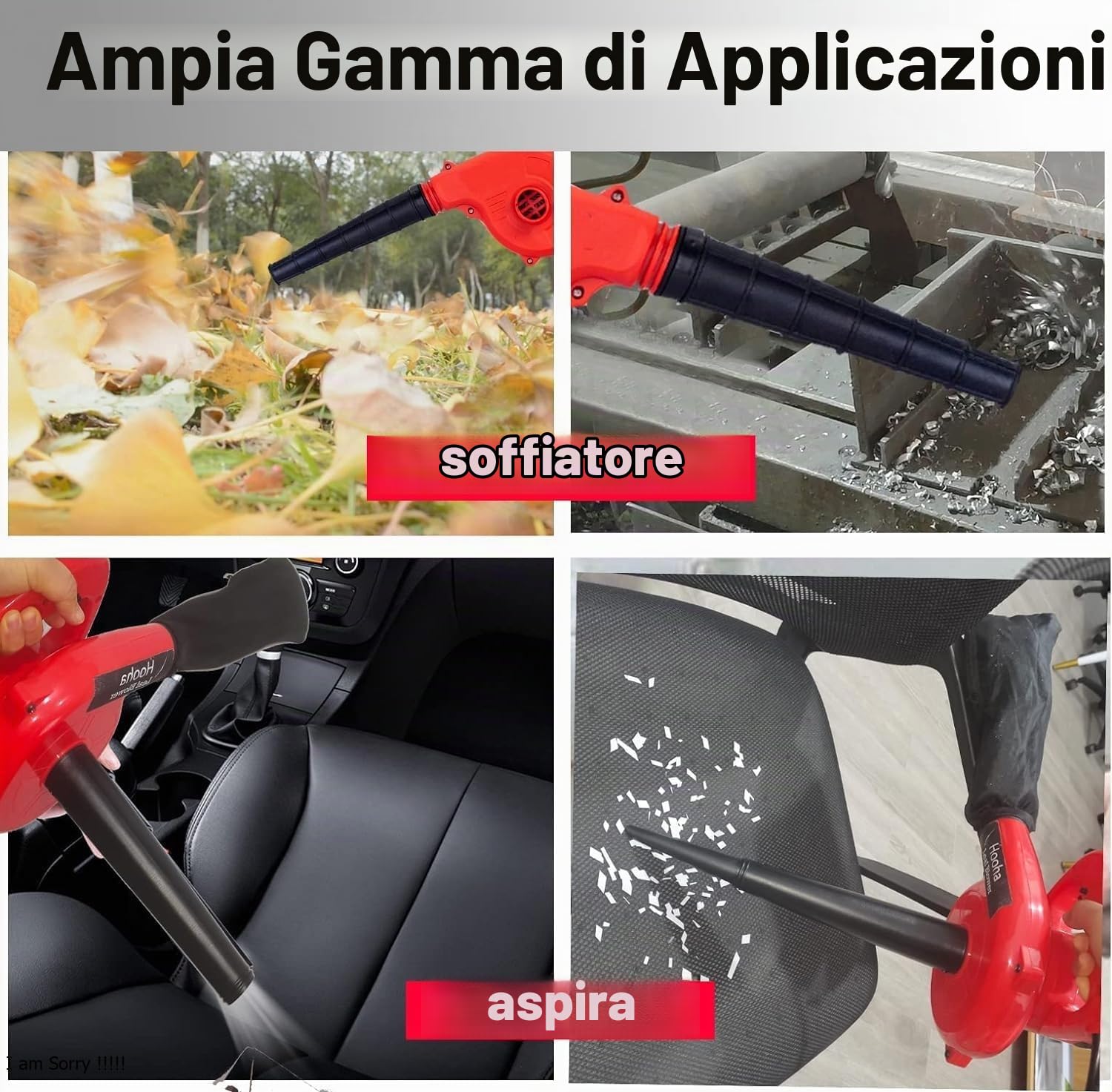 Hooha Soffiatore a filo con cavo in gomma morbida da 137 cm, potente soffiatore elettrico e ventilatore 200 km/h e 16000 rpm, per giardinaggio, cura del prato, giardinaggio (1,3 kg, 1000 W)