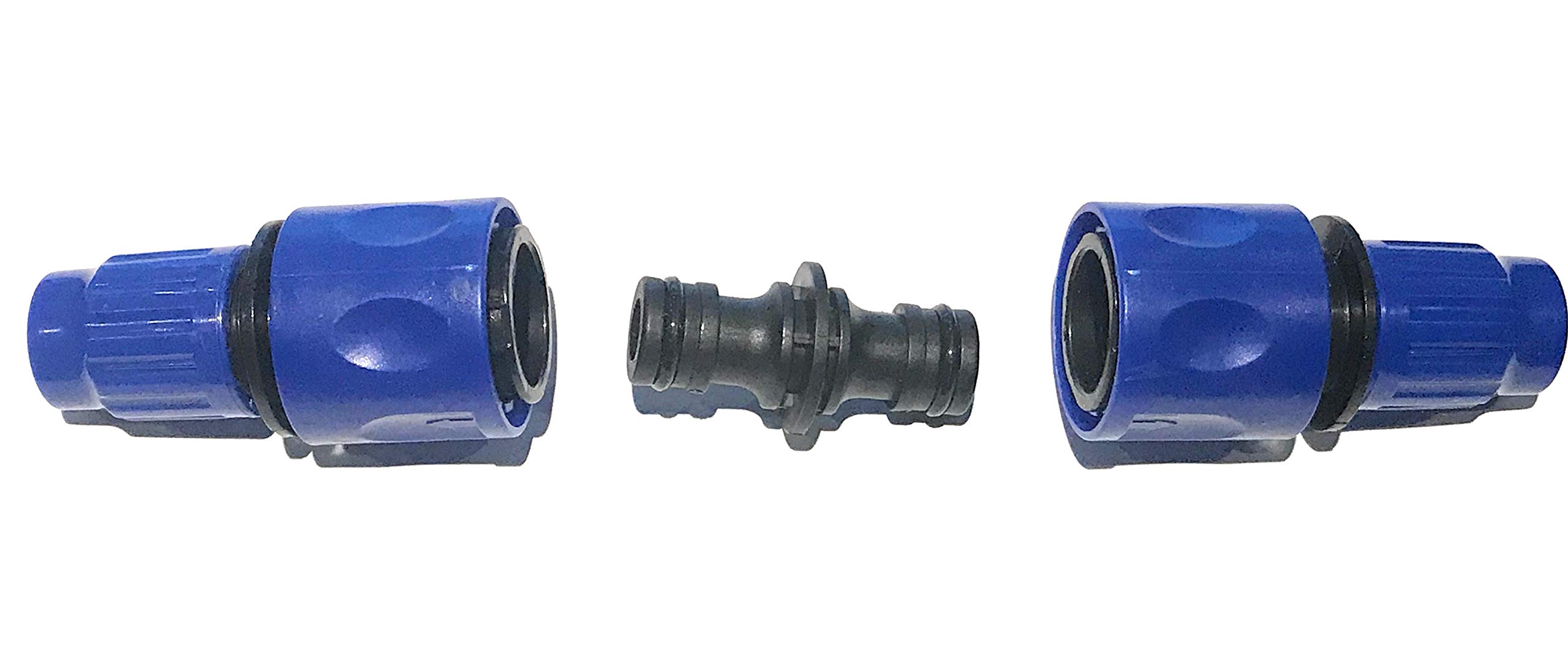Thelazeecamper Blue,Black Expanding Hose Connector/Repair Kit