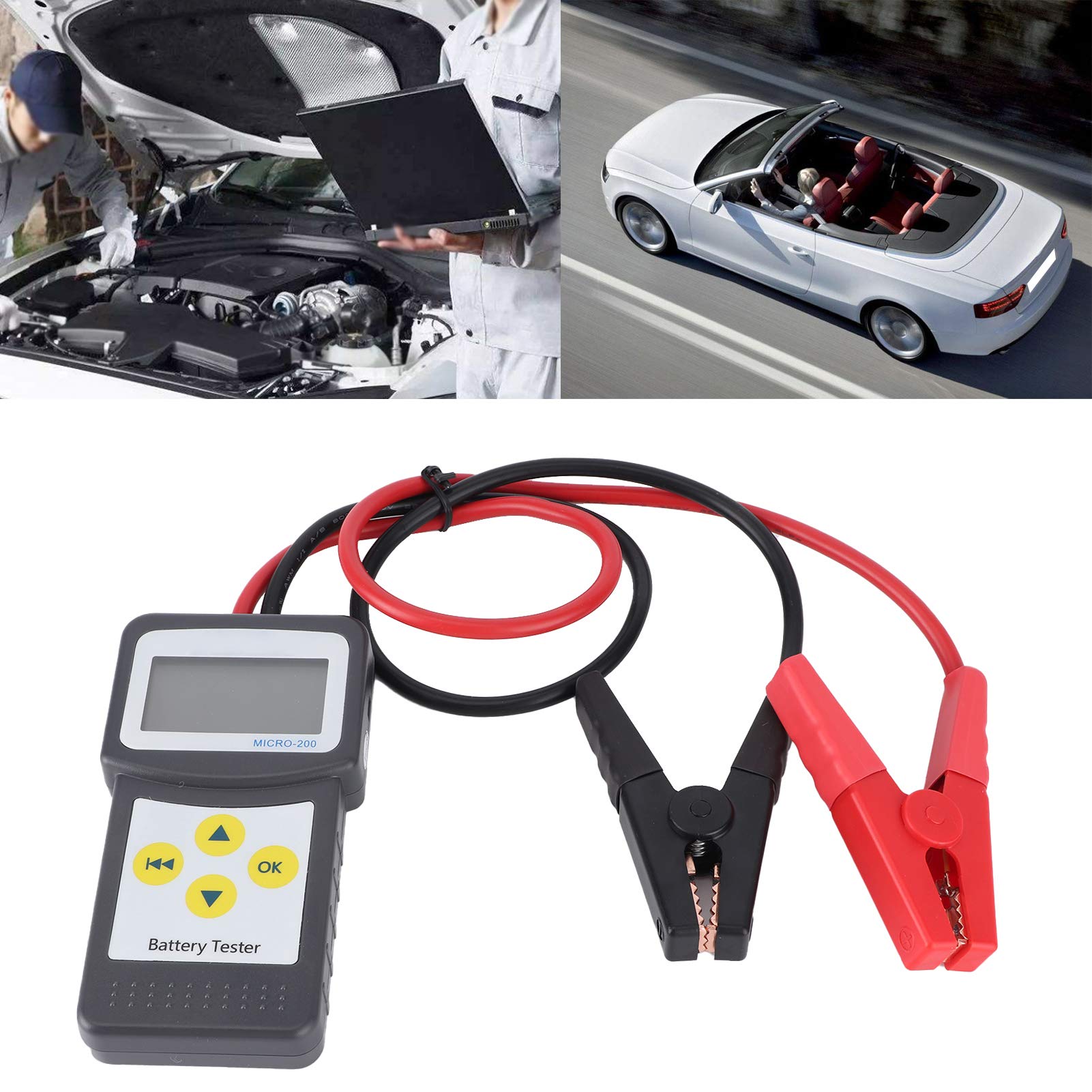 Micro? 200 12v CAR CCA Tester Analizador de Capacidad con Interfaz USB Tarra de Diagnóstico Automático TesterBatterbattery Analyzerbattery Capacidad de TesterBattery Tes Tes
