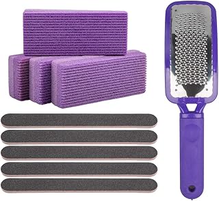 Foot File Callus Remover,Sonku Hard Skin Remover Foot Scrub Care Tool Foot Rasp File Callus Remover Foot Pumice Stone for Feet Hard Skin Callus