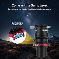 Vista 8 de SVBONY SV199 Correctores de dispersión atmosférica, 1.25 pulgadas ADC para observación e imágenes planetarias de la luna, accesorio de telescopio