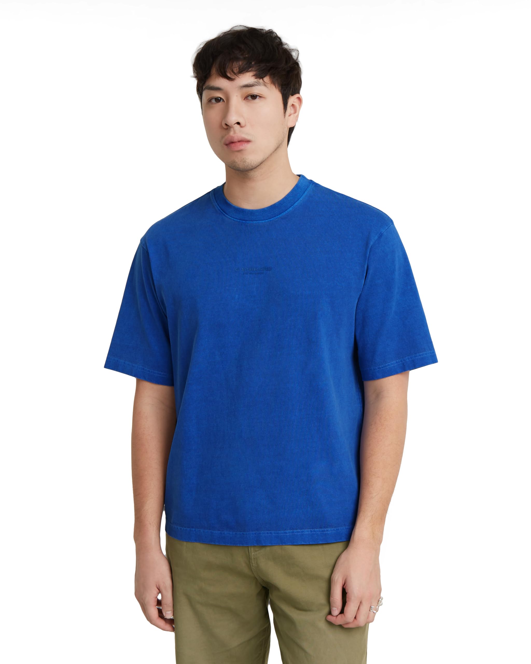 G-Star Men's Center Chest Boxy T-Shirt, Blue (radar blue gd D24780-C756-G474), S