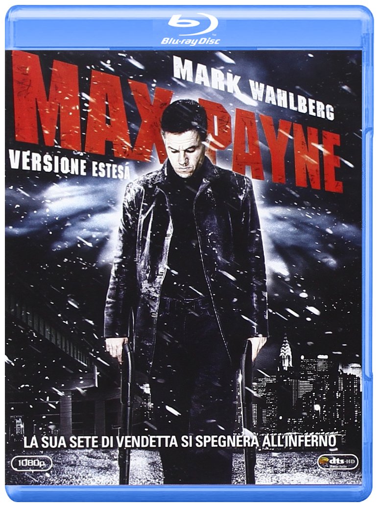 Película Max Payne Blu-ray de Italia ideal para tardes de cine y acción en casa