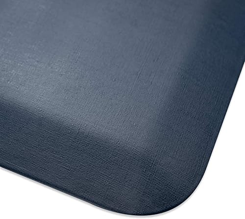 Miniatura 2 de WellnessMats Linen - Tapete antifatiga de 34 pulgadas, comodidad y soporte, antideslizante, no tóxico, 24 x 36 x 34 pulgadas, laguna