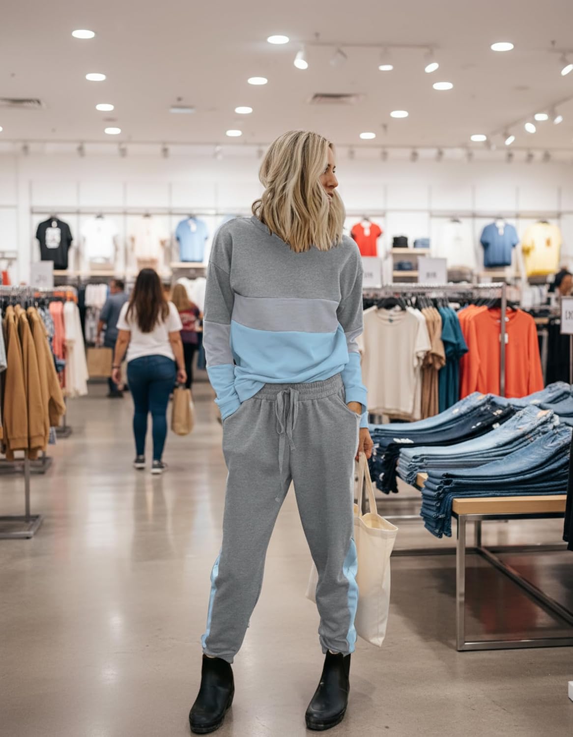 ETCYY NEW Lounge Sets for Women Two Piece Outfits Sweatsuits Sets Long Pant Loungewear Workout Athletic Tracksuits - Image 3